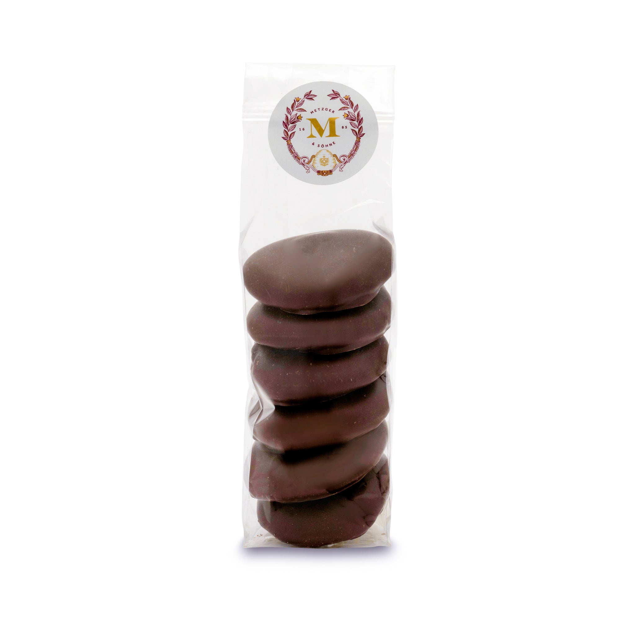 Our Lebkuchen robbins are a real treat: original Lebkuchen cookies covered in high quality, dark chocolate couverture. The high quality chocolate couvertures enchant with an indulgent flavour, perfectly complimenting our Lebkuchen. A delicious chocolate cookie we can all enjoy, full of natural flavours.